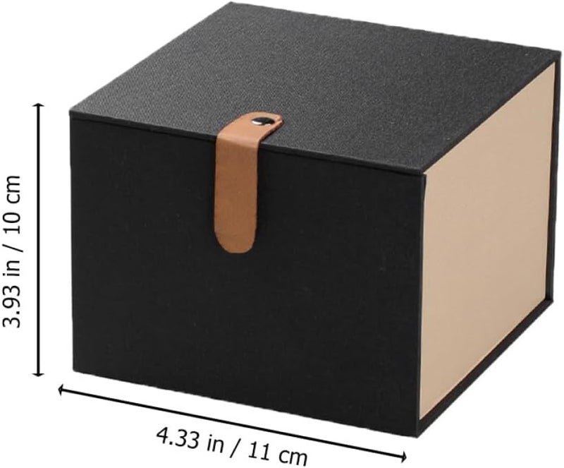 All condition resistant crafted quality SEWACC Cloth Tea Storage Box with Lid Purple Clay Teapot Set 11x11x10cm Tea Cup Packing Container for Household and Office Use Dust tight seal - Image 2