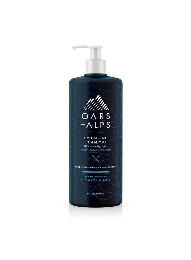 Oars + Alps Men'S Sulfate Free Shampoo, Infused With Kelp And Algae Extracts, Fresh Ocean Splash, 32 Fl Oz - Image 1
