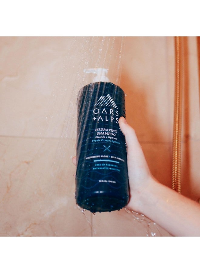 Oars + Alps Men'S Sulfate Free Shampoo, Infused With Kelp And Algae Extracts, Fresh Ocean Splash, 32 Fl Oz - Image 4