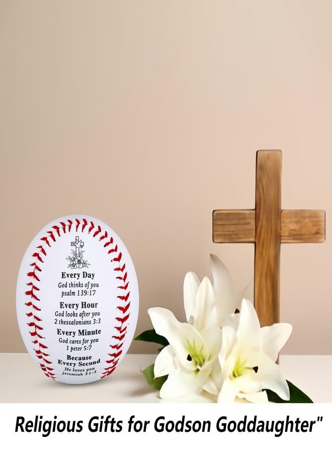 FOOZDEEVAAQ Baptism Gifts for Boys Girls Baseball Gifts for Boys 8-12 First Communion Gift Confirmation Gift for Teenage Catholic Baseball Accessories for Men Women Religious Kids Easter Basket Stuffer Christmas - Image 3