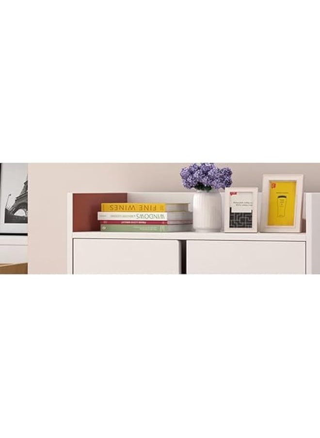 Shoe Cabinet, 3-Tier Shoe Storage Organizer, Shoe Rack, Modern Country Cabinet, Freestanding Cabinet for Entryway Hallway Closet Bedroom(White 60x30x80cm)