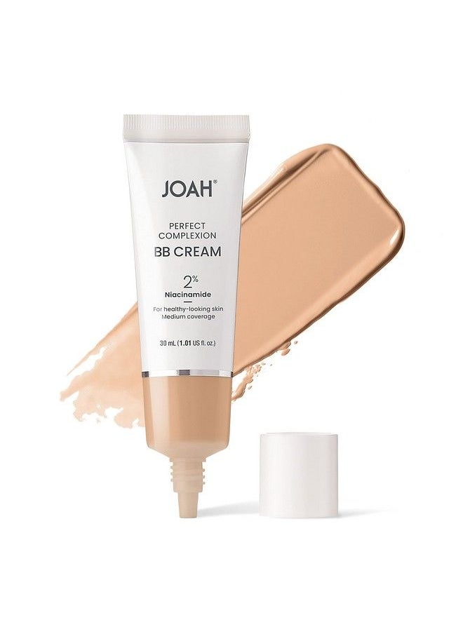 JOAH Beauty Perfect Complexion Bb Cream With Hyaluronic Acid And Niaciminade Korean Makeup With Medium Buildable Coverage Evens Skin Tone Lightweight Semi Matte Finish Light With Cool Undertones  - Image 2