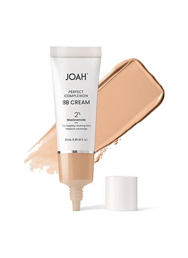 JOAH Beauty Perfect Complexion Bb Cream With Hyaluronic Acid And Niaciminade Korean Makeup With Medium Buildable Coverage Evens Skin Tone Lightweight Semi Matte Finish Light With Cool Undertones  - Image 1