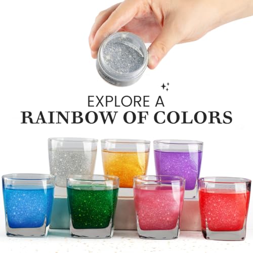 Dazzle Dust Edible Glitter Sprinkles for Cake Decorating, Drinks, Cookie, Icing, Dessert Decorations, Sparkly Luster, Food-Grade, Vegan, Gluten Free, Kosher, Bulk 10g, Silver - Image 5