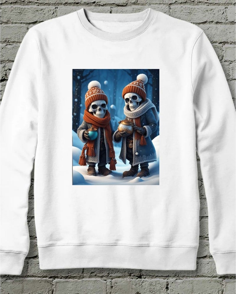 Hena Forever - Special Design Black Sweatshirt / White  - Image 1
