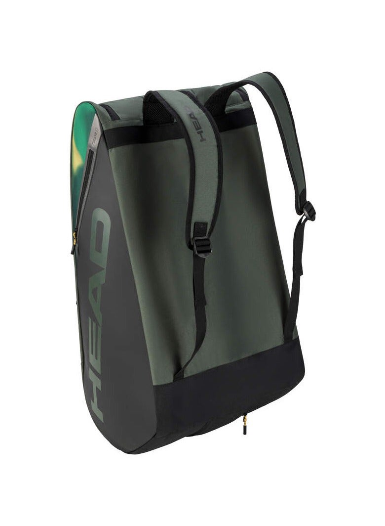 HEAD Tour Racquet Bag Xl - Thyme/Banana, A Spacious Bag With Climate Control Technology Inside - Image 5