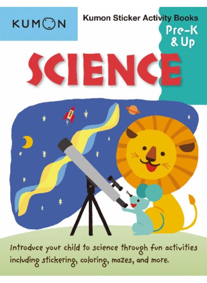 Science Pre K & Up: Sticker Activity Book 