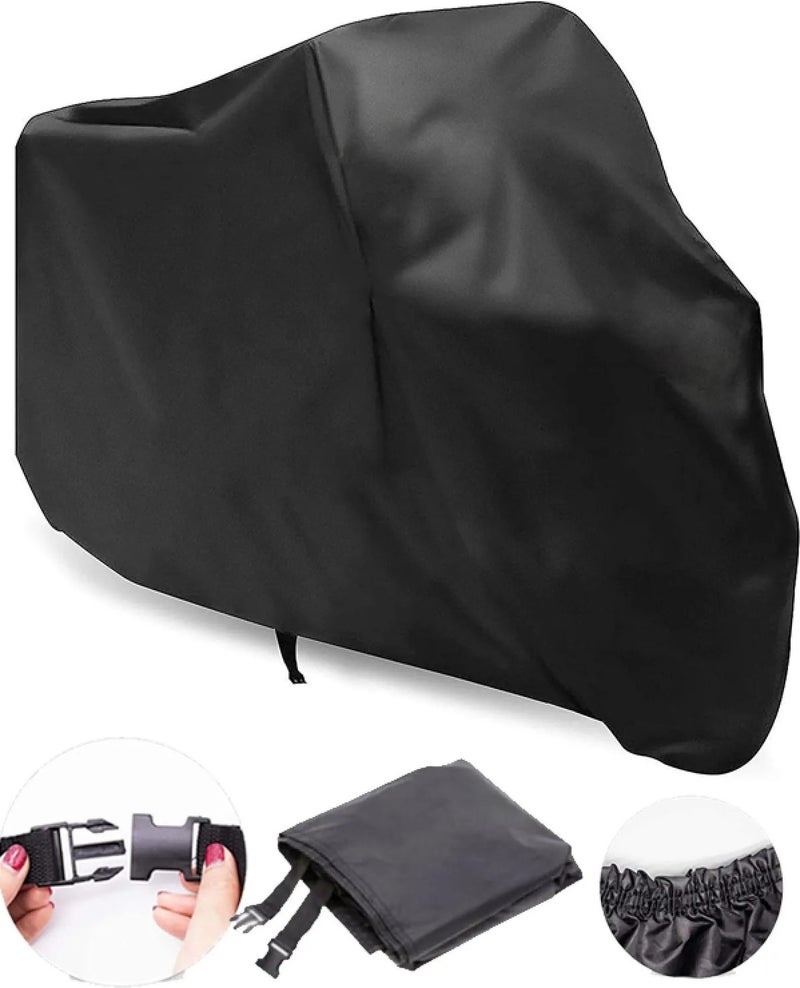 Kemo Sabe Black Motorcycle Canvas Waterproof 4 Seasons - Resistant to 60 Degrees (Special Production Tent Fabric) L Size - Image 2