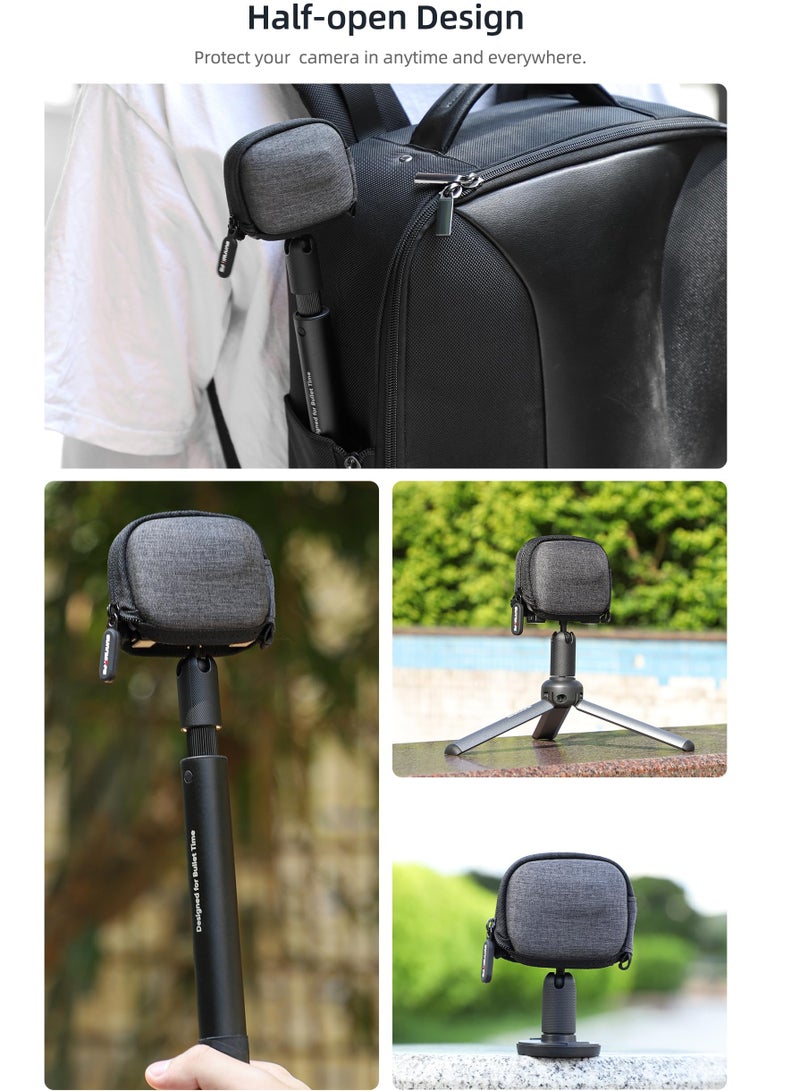 Durable Portable Travel Case for Action Cameras Compatible with Insta360 GO 3 DJI Action 3 GoPro 8 9 10 11 12 - Image 4