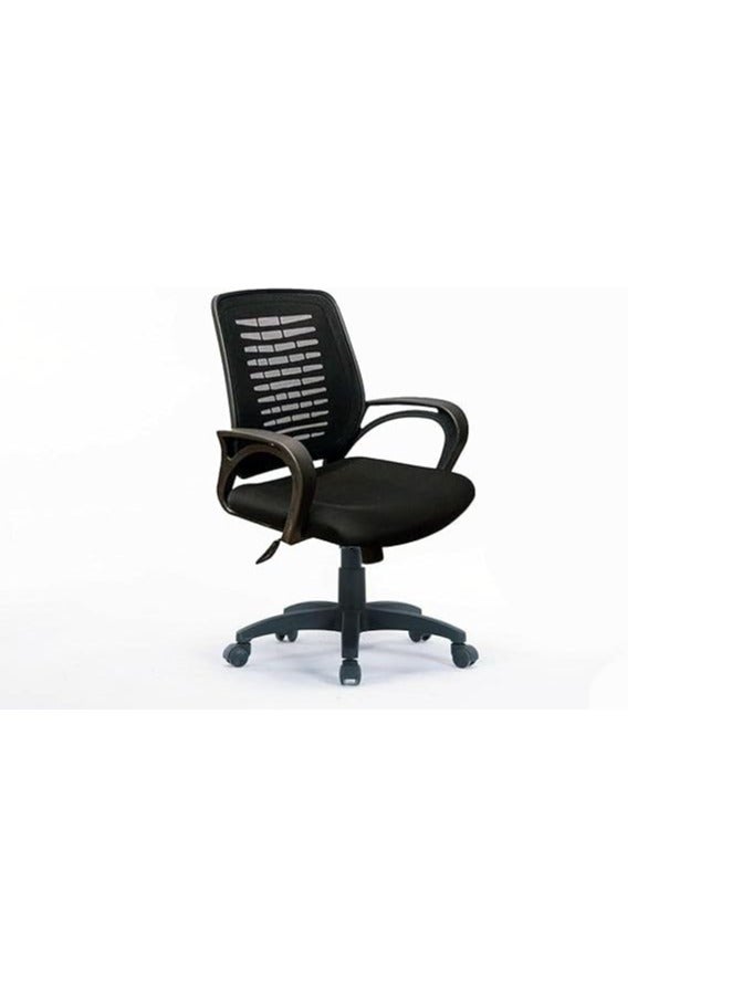 Generic Medium Back Office Chair with Wheels – Comfortable & Adjustable Desk Chair – Perfect for Home or Office Use - Image 1