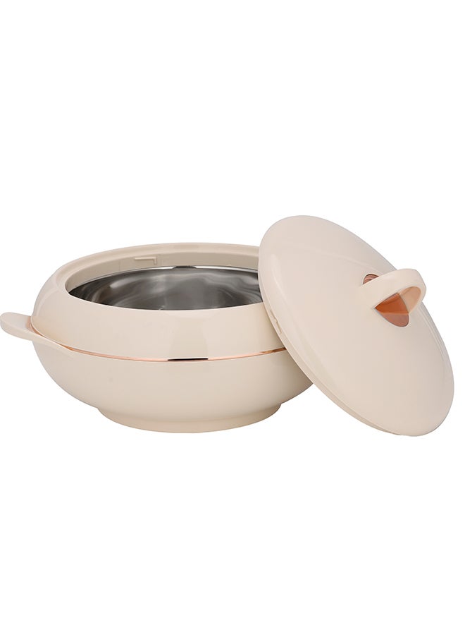 Royalford Omega Gold Insulated Casserole, Firm Twist Lock RF11151 Strong Handles 1600ml Double Wall Insulated Serving Pot, Chapati Storage Box, Roti Serving Pot, Chapati Dabba Assorted Colors - Image 1