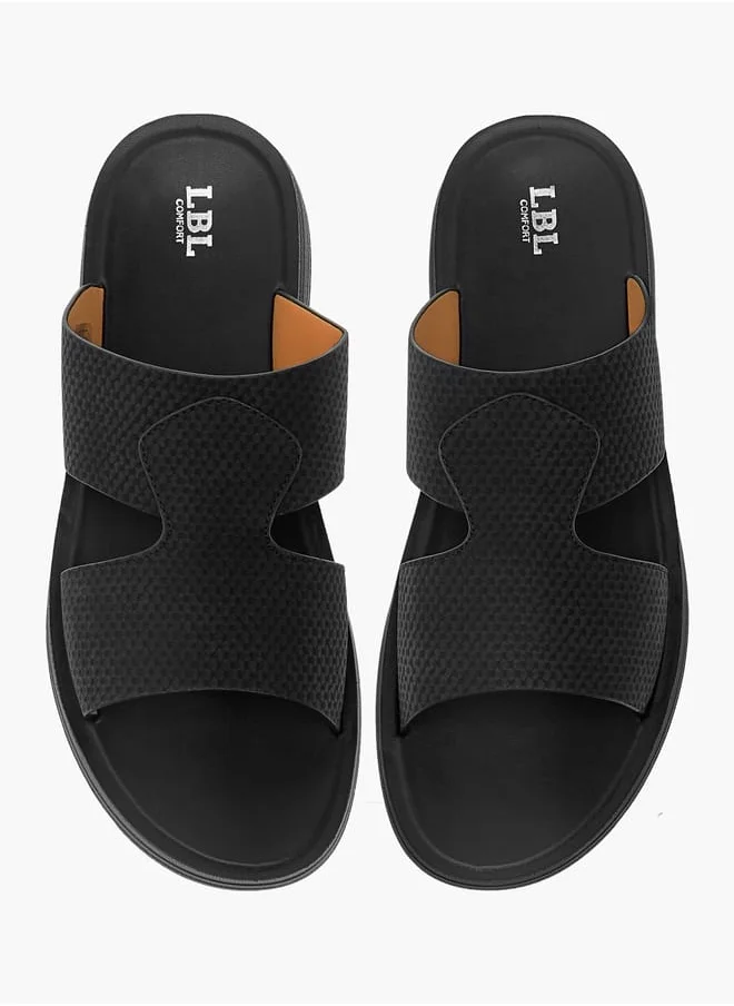LBL by Shoexpress Men Textured Slip-On Arabic Sandals