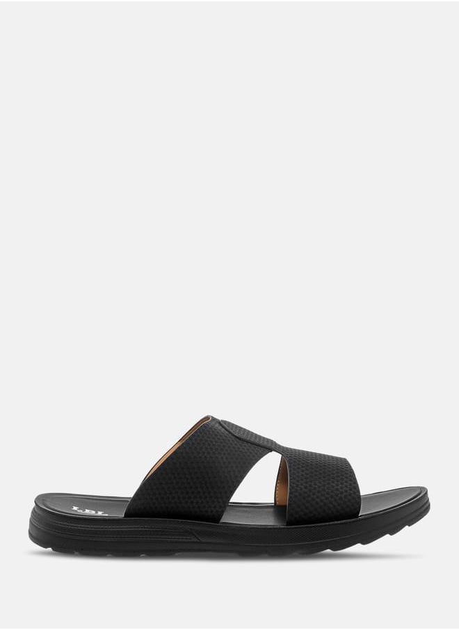 LBL by Shoexpress Men Textured Slip-On Arabic Sandals  - Image 2