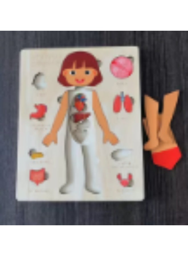Cognitive learning human body structure Puzzle