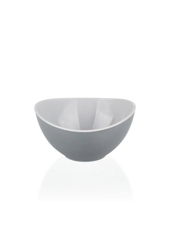 دانيا طقم تقديم السلطة بلاستيك مكون من زبدية كبيرة مع 4 زبادي صغيرة مع ملعقة وشوكة  7 قطعة - Image 4