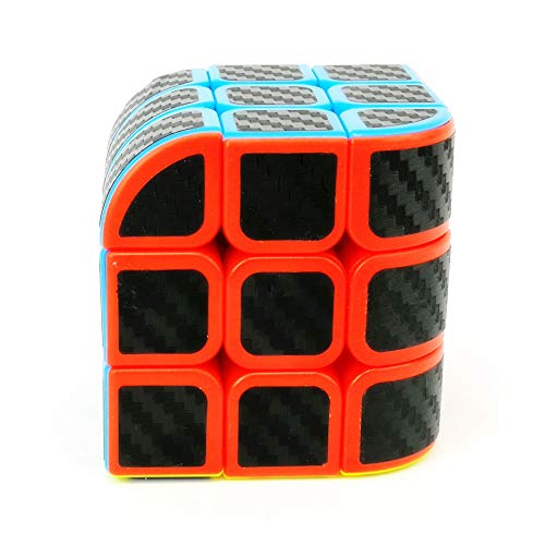 CuberSpeed Curve 3X3 Carbon Fiber Sticker Penrose Speed Cube Penrose Cube Stickerless with Black Sticker Puzzle - Image 5