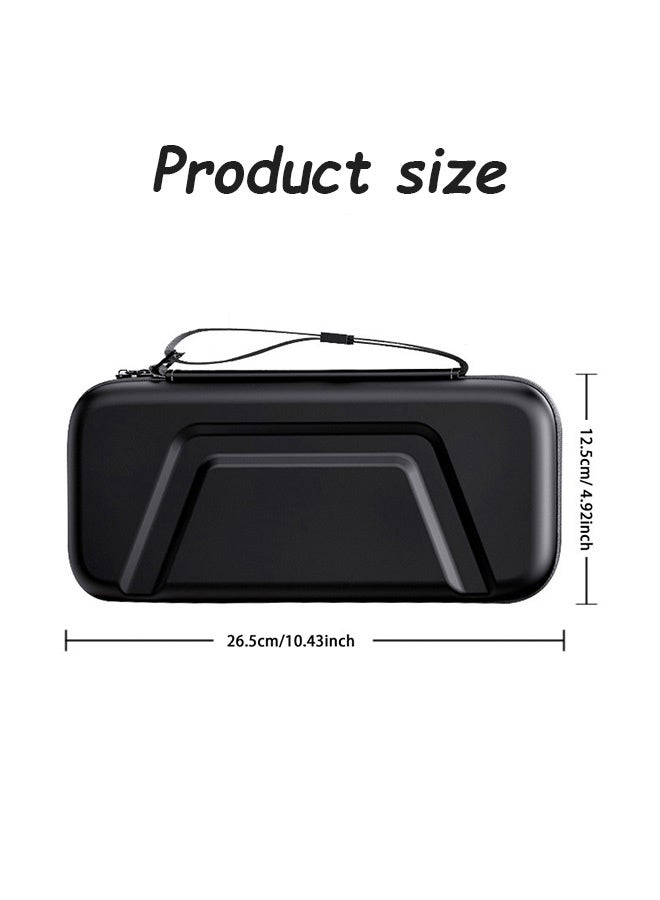 MXN Nintendo Switch 3 in 1 Large Capacity Case with Shoulder Strap - Switch 2 Sturdy Protective Case - Multifunctional Storage Box with 10 Game Card Slots Portable Travel Bag (Yellow) - Image 2