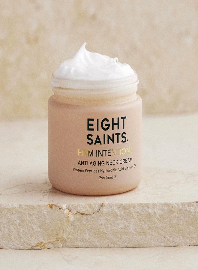 Eight Saints Firm Intentions Anti Aging Neck Cream, Natural & Organic, For Firming Skin and Reducing Wrinkles, 2 Ounces - Image 2