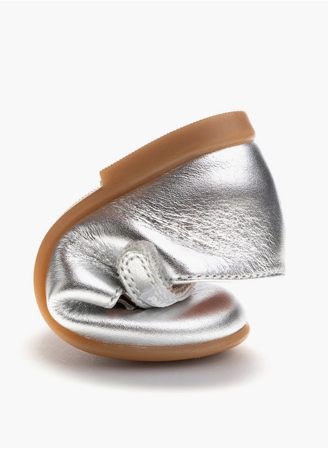 Pablosky - Girls' Bow Accent Mary Jane Shoes with Hook and Loop Closure - Image 1