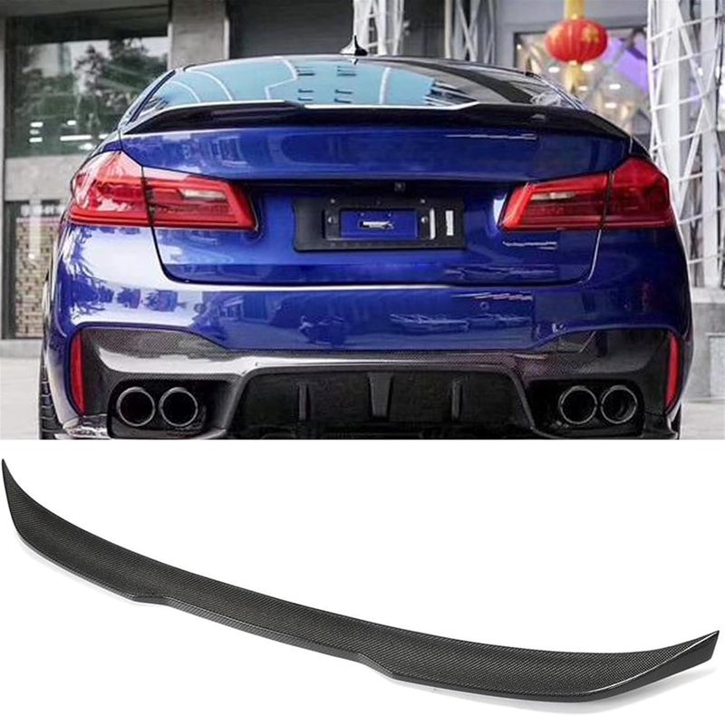 Wivplex Carbon Fiber Rear Trunk Spoiler for BMW 5 Series - Image 5