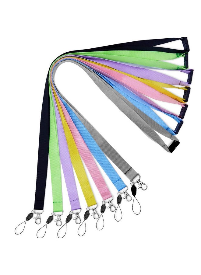 Lanyard 7 Pack Lanyards For Keys Id Badge Holder Safety Breakaway Lanyard For Card Id Holder Black Blue Yellow Green Purple Grey Pink Lanyards For Id Badges - pzsku/Z96660B09B65B5CDACCAFZ/45/_/1721910488/6258c98a-d985-4204-8a38-e7358ee33548