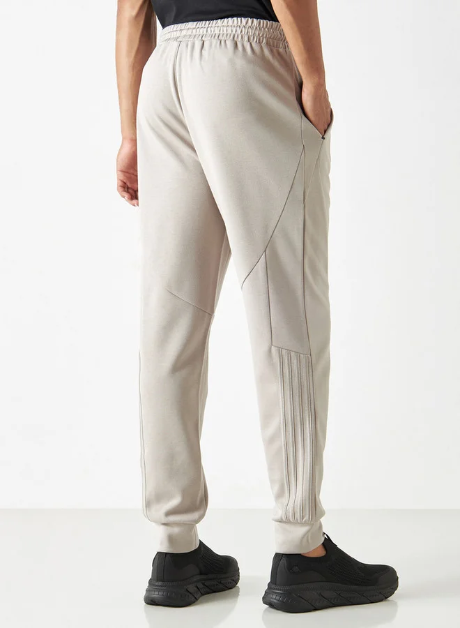 Kappa Kappa Logo Print Joggers with Drawstring Closure and Pockets