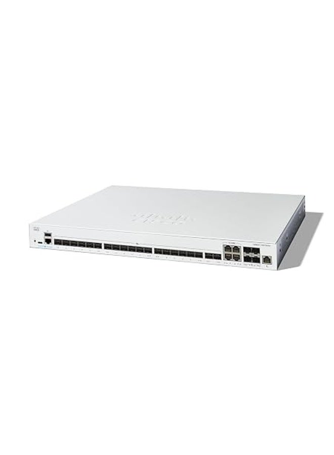 سيسكو سيستمز Cisco Catalyst 1300-24XS Managed Switch, 20 Port 10G SFP+, 4x10GE SFP+ Combo, Limited Lifetime Protection (C1300-24XS) - Image 1