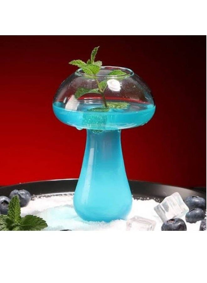 كوب كوكتيل زجاجي على شكل فطر  - Image 5