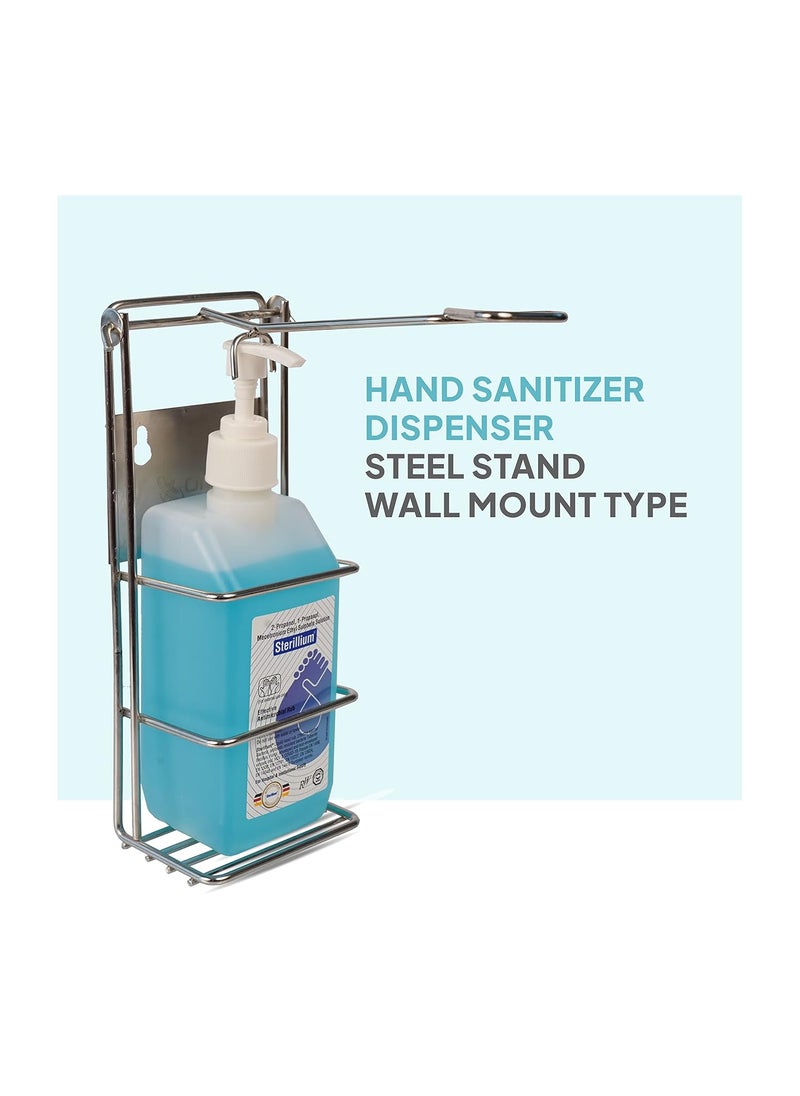 OTICA OTICA Hand Sanitizer Dispenser Stand Wall Mount Type Stainless Steel (Only Stand)  - Image 5