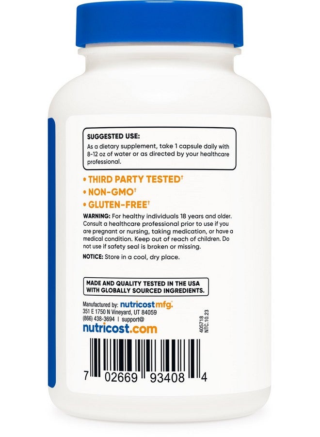 Nutricost مستخلص التوت البري من نوتريكوست (25,000 ملغ) (120 كبسولة) مع فيتامين C وفيتامين E - Image 4