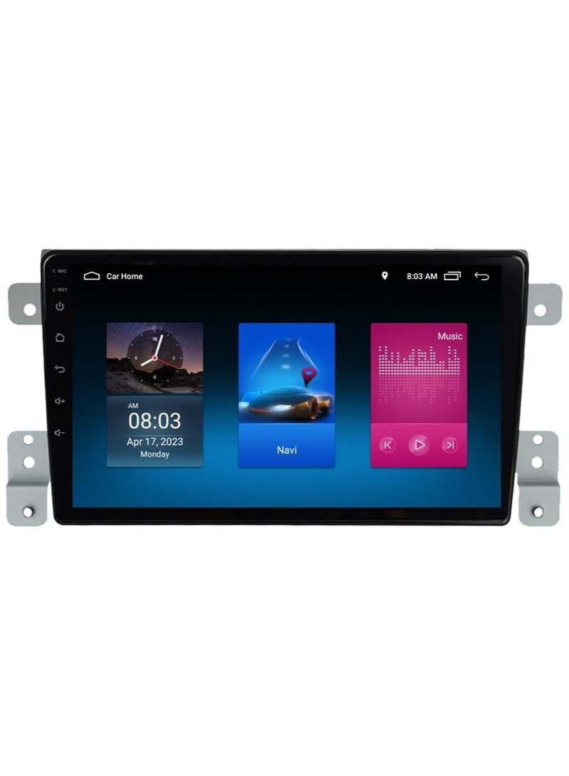 SHEZA STAR Android Car Stereo for Suzuki Grand Vitara 2005 To 2015 1GB RAM 32GB ROM 9 Inch Support Apple Carplay, MirrorLink WiFi BT, IPS Touch Screen with AHD Camera Included - Image 2