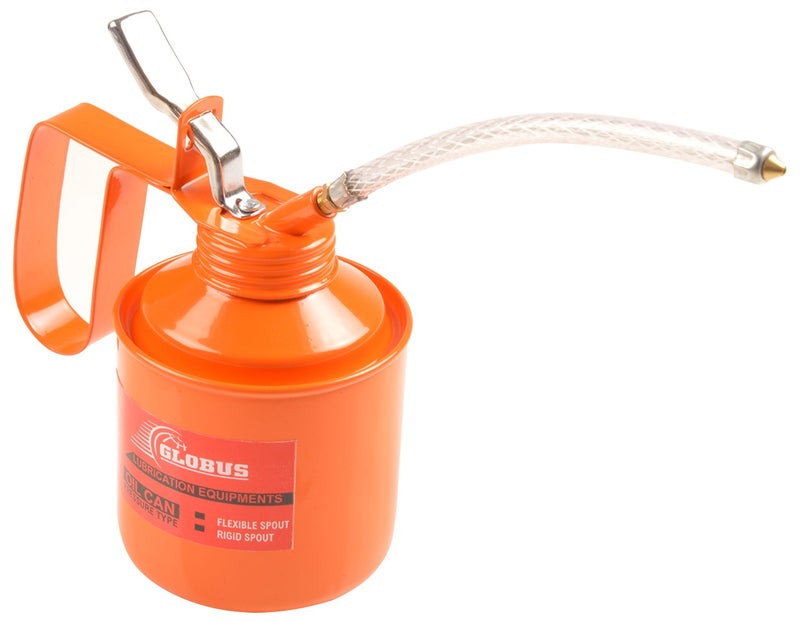GLOBUS Oil Can- (1 Pint, Orange) with Flexible Nozzle - Image 3