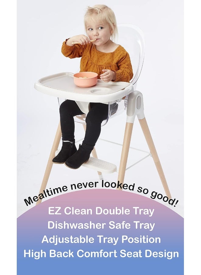 Primo Vista 3-in-1 Convertible High, Toddler, & Rocking Chair - Image 3