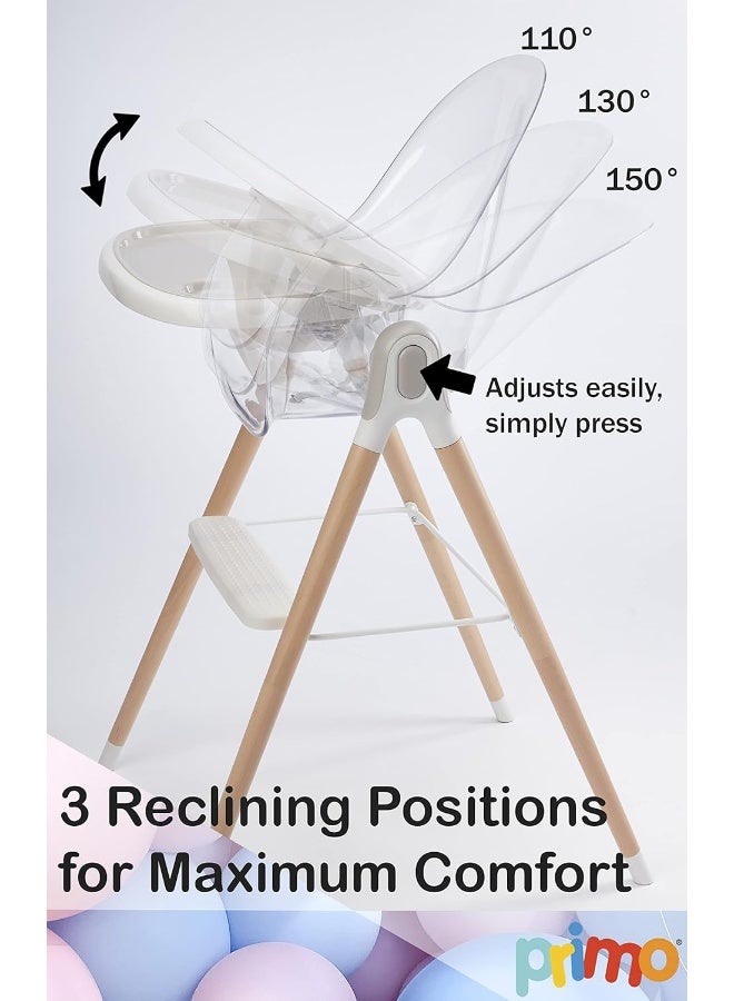 Primo Vista 3-in-1 Convertible High, Toddler, & Rocking Chair - Image 5