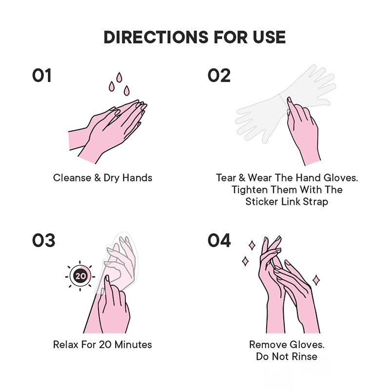 Quench Nourishing Hand Mask Hydrates Brightens Hands Nourishes Nails Cuticles Leaves Hands Smooth Supple Manicure Kit Made In Korea 1 Pair Of Gloves 20Ml - Image 4