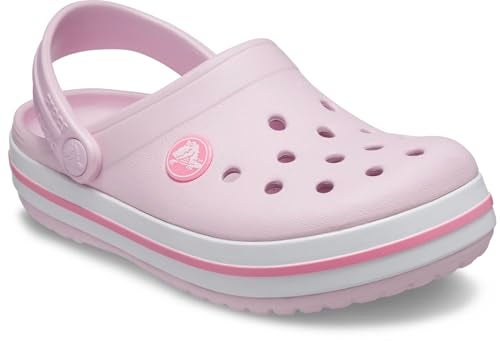 Crocs Unisex-Child Crocband Clogs (Todder Shoes), Ballerina Pink, 9 Toddler - Image 5