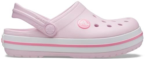 Crocs Unisex-Child Crocband Clogs (Todder Shoes), Ballerina Pink, 9 Toddler - Image 4