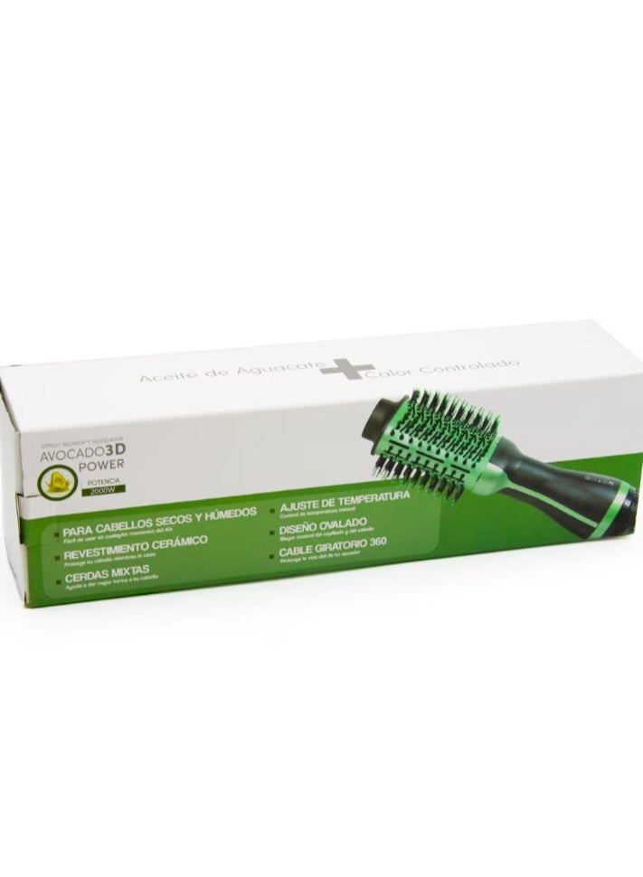 Avocado Avocado 3D Power Smart Hair Brush for Drying and Styling – 2000W High Performance  - Image 2