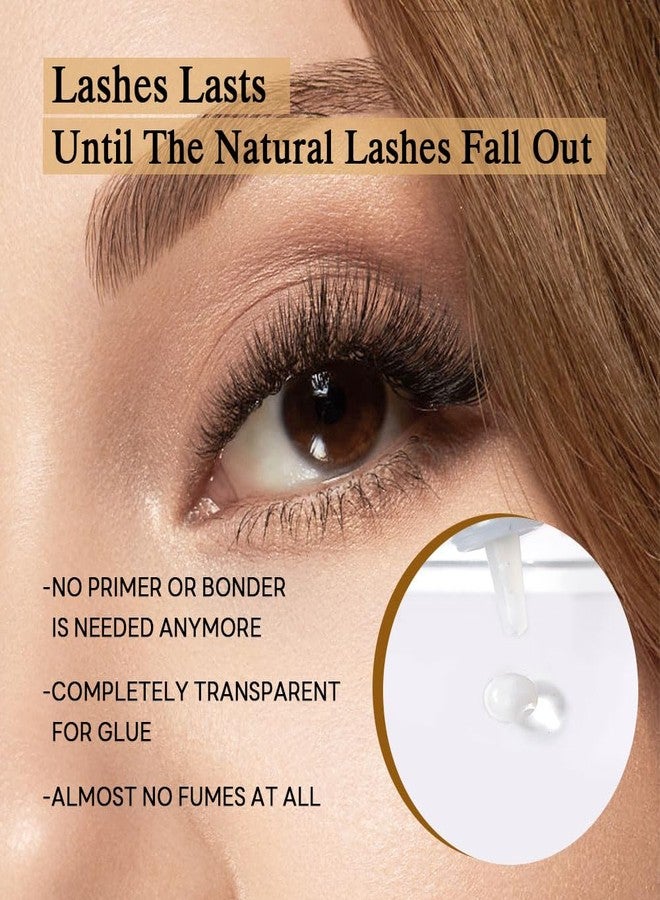 ARISON LASHES UV Eyelash Extension Glue Safe and Mild Without Irritation 1 Sec Drying Time 9-10 Weeks Retention Maximum Adhesion for Semi-Permanent Extensions Professional Use Only （Strong Style） - Image 4