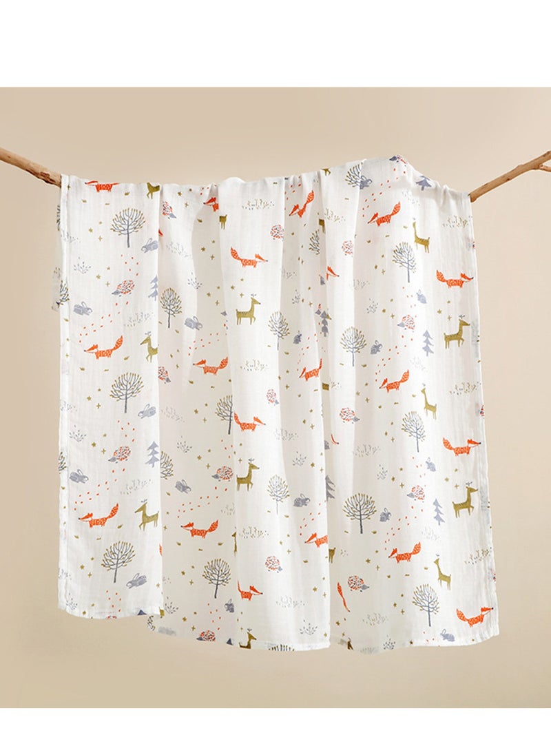 Generic - (3 Pack) Baby Blankets soft Bamboo Baby Muslin Swaddle Blankets Premium Knit Baby Burp Cloth Muslin Baby Muslin Blankets 110*120cm - Image 1