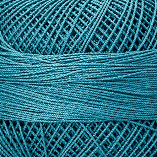 Handy Hands Lizbeth Egyptian Cotton Crochet Thread, Tatting Thread, and Knitting Thread Lace Size 20 (25 Grams 210 Yards) – HH20661, Country Turquoise Med - Image 2