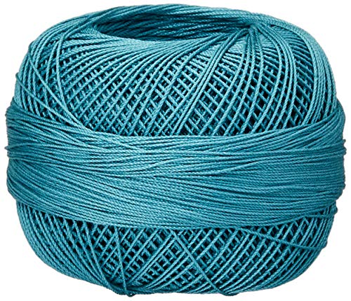 Handy Hands Lizbeth Egyptian Cotton Crochet Thread, Tatting Thread, and Knitting Thread Lace Size 20 (25 Grams 210 Yards) – HH20661, Country Turquoise Med - Image 4