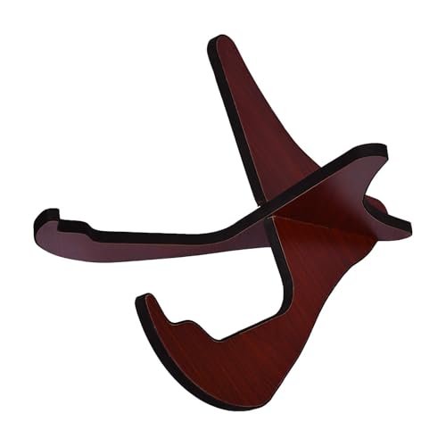 Kadence Guitar Stand Universal Wooden Guitar Stand X-Frame Style Portable String Instrument Holder with Soft Rubber Covering for Acoustic Classical Bass Guitars HJ44 - Image 2