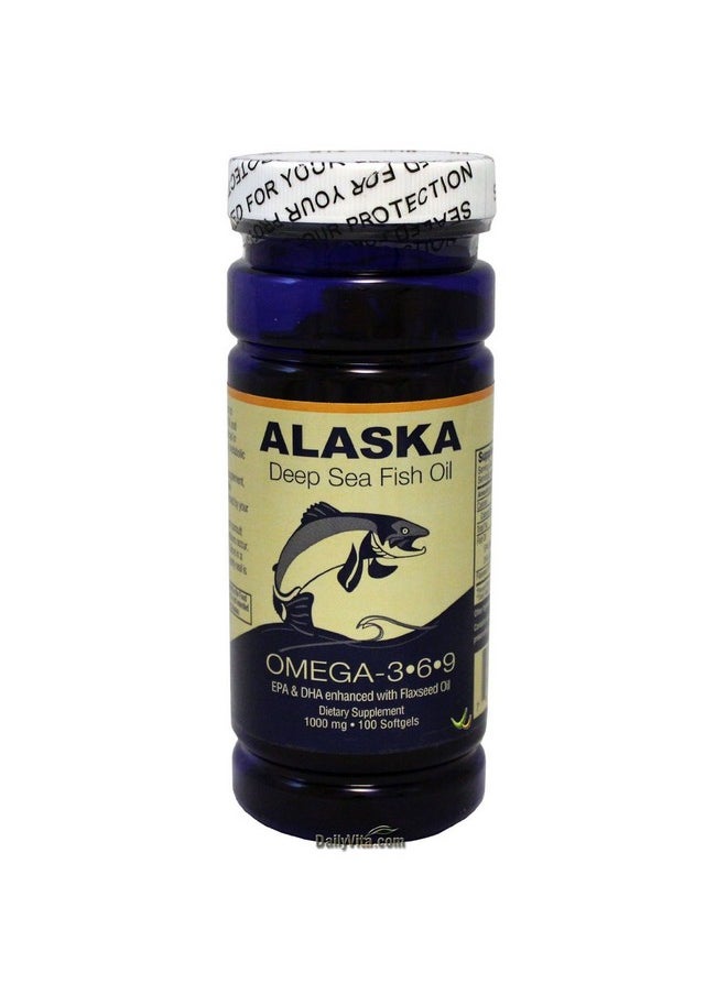 NCB - Alaska Deep Sea Fish Oil, Omega 3,6,9 1000 Mg 100 Softgels By Ncb - Image 1