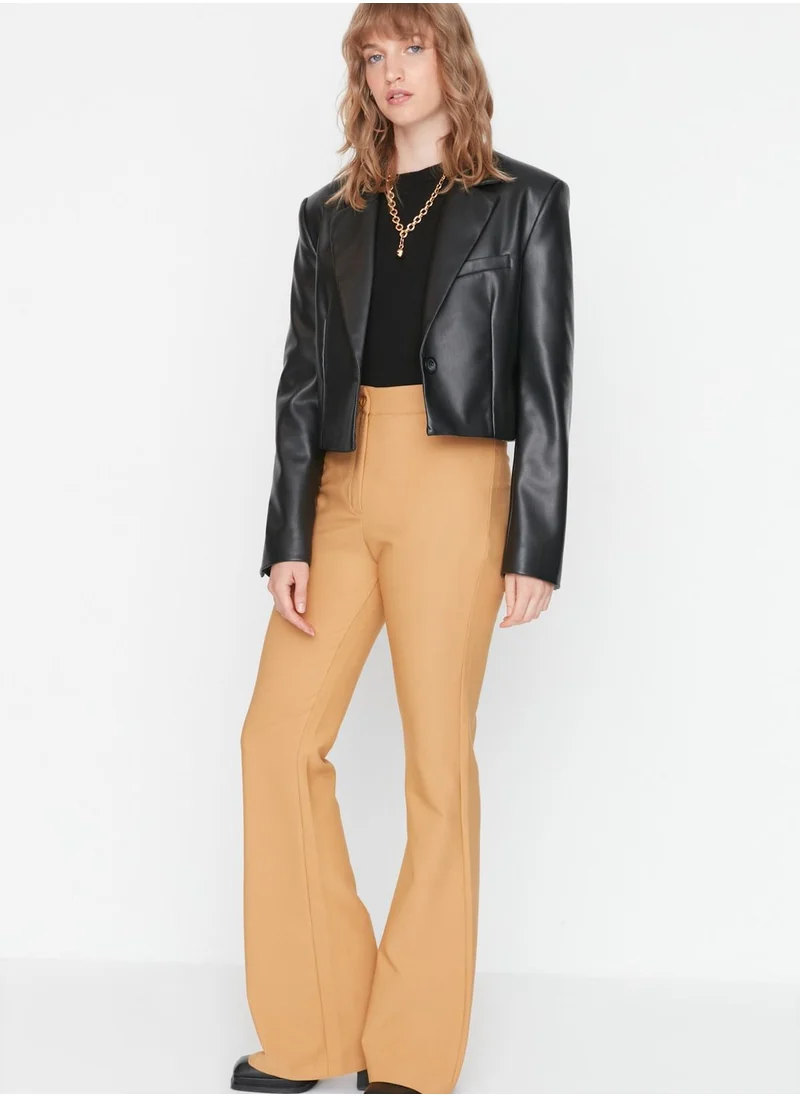 trendyol Flared High Waist Pants