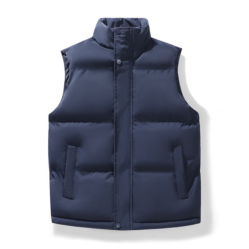 Cotton Vest Men'S Live Explosions Thickened Cotton Warm Vest Jacket Outer Wear Sleeveless Cotton Vest For Couple - Image 4