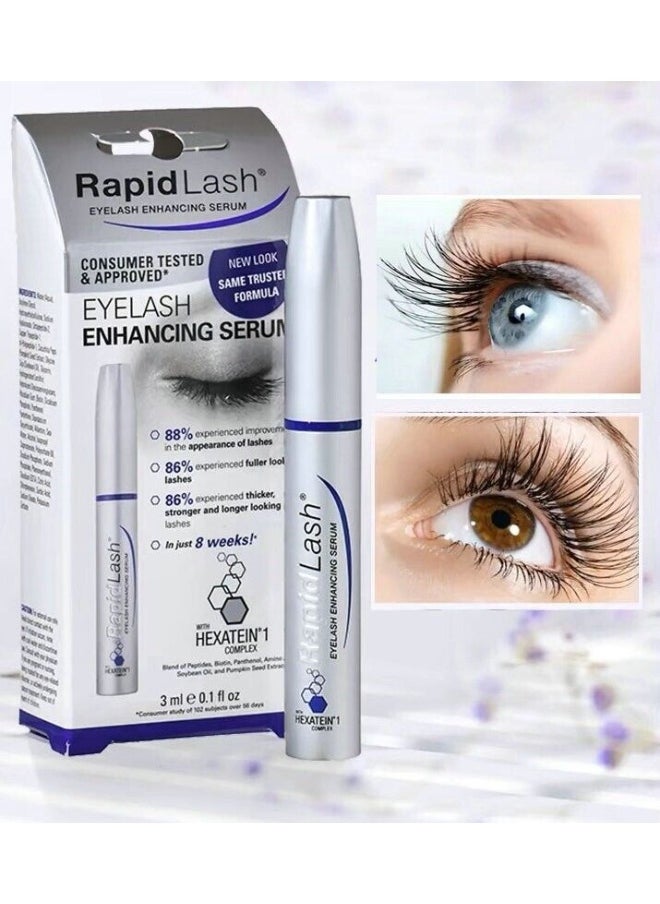 Rapidlash - RapidLash Eyelash Enhancing Serum - Original - Made in USA - For Longer, Fuller, Thicker Lashes with Biotin & Peptides (3ml, Original USA Formula) - Image 1