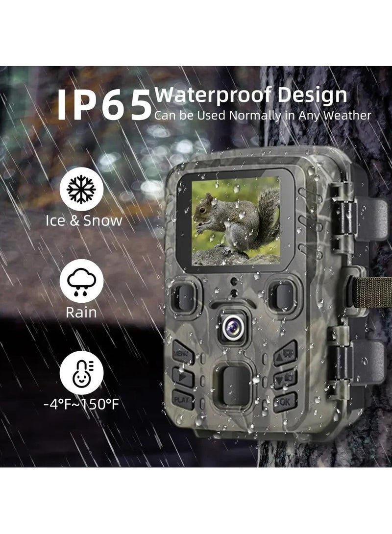 AROAQ Mini301 Trail Camera Night Vision Hunting Motion 1080P 20MP IP65 Waterproof Outdoor Wild Camera with IR LED Range Up To 65ft - Image 5