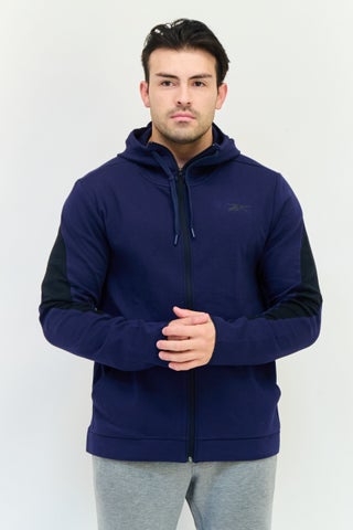 Men Sportswear Fit Hooded Outdoor Sweatshirt, Navy - pzsku/Z9666F7191E85438E06A5Z/45/1750753408/3c12e7be-7e65-46af-afe6-218522e2ab6c