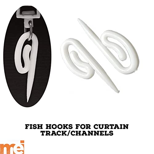 MEI Plastic Fish Hooks for Curtain Track (100 Piece) - Image 2